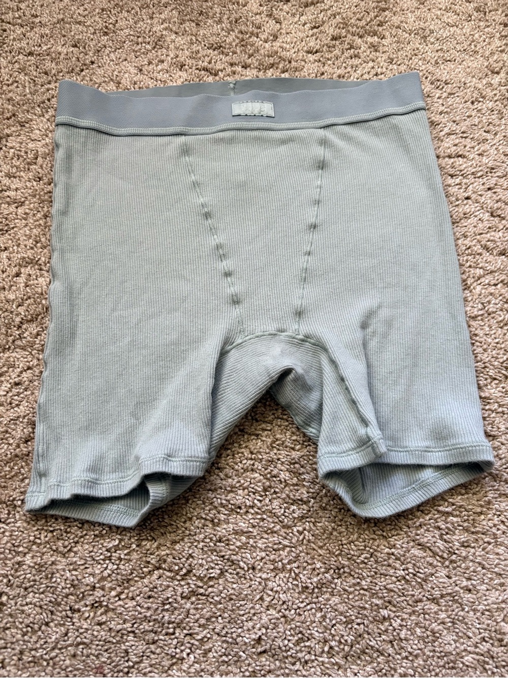 SKIMS Ribbed Boxer Briefs - Sage